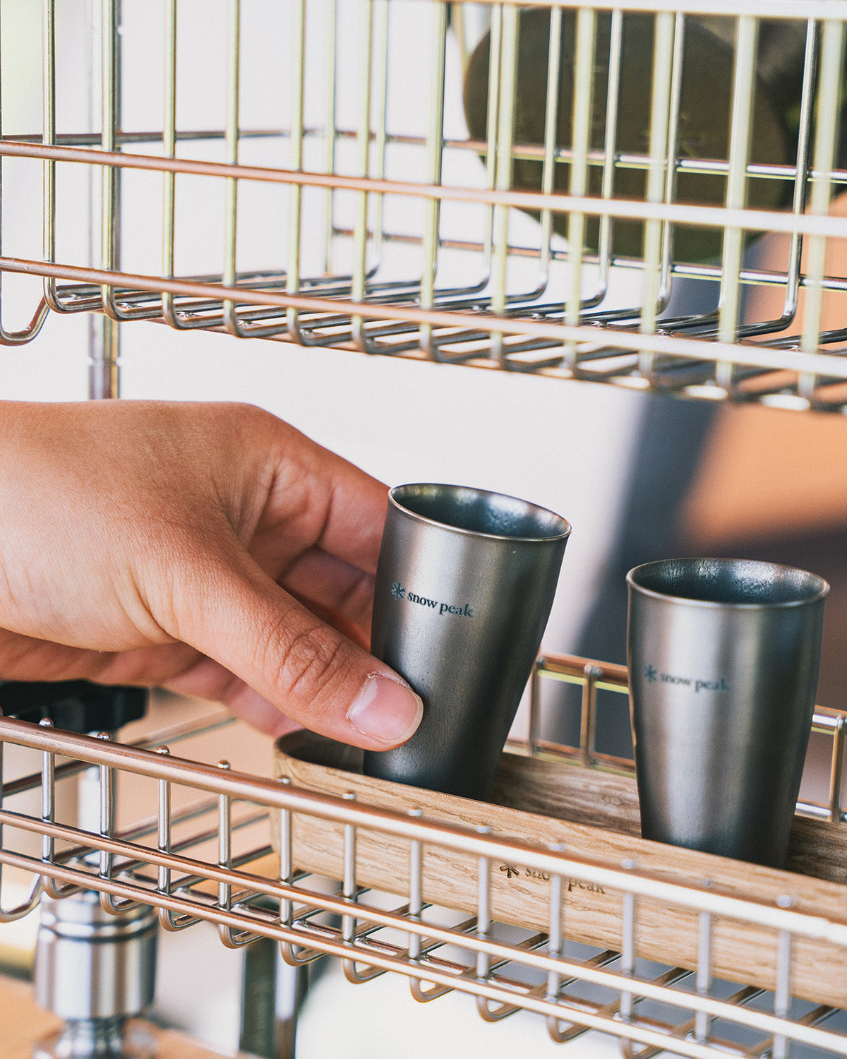 【新品】 Peak Titanium Shot Glass Duo Titanium Shot Glass Duo | Snow Peak