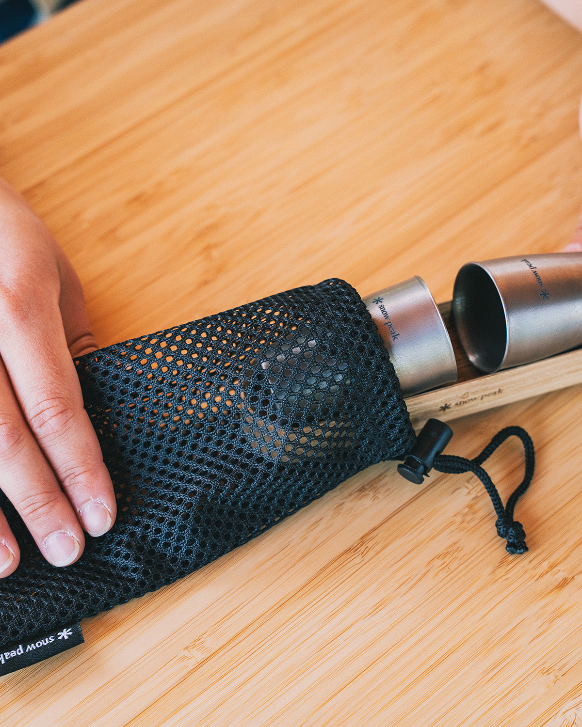 Titanium Shot Glass Duo | Snow Peak