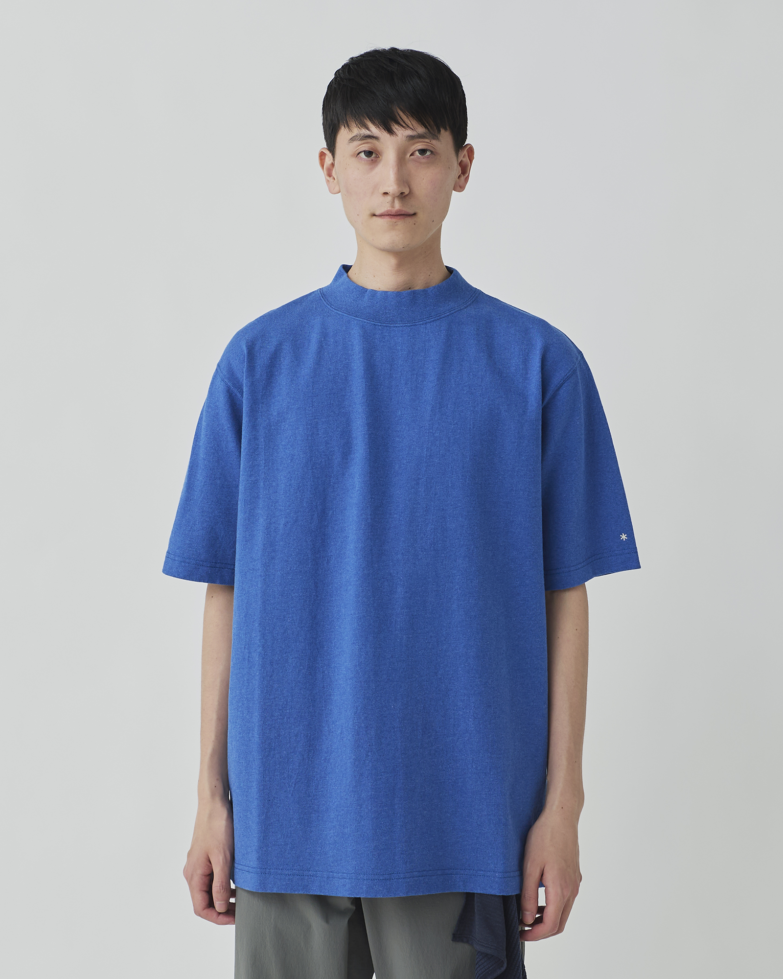 Recycled Cotton Mockneck T-Shirt