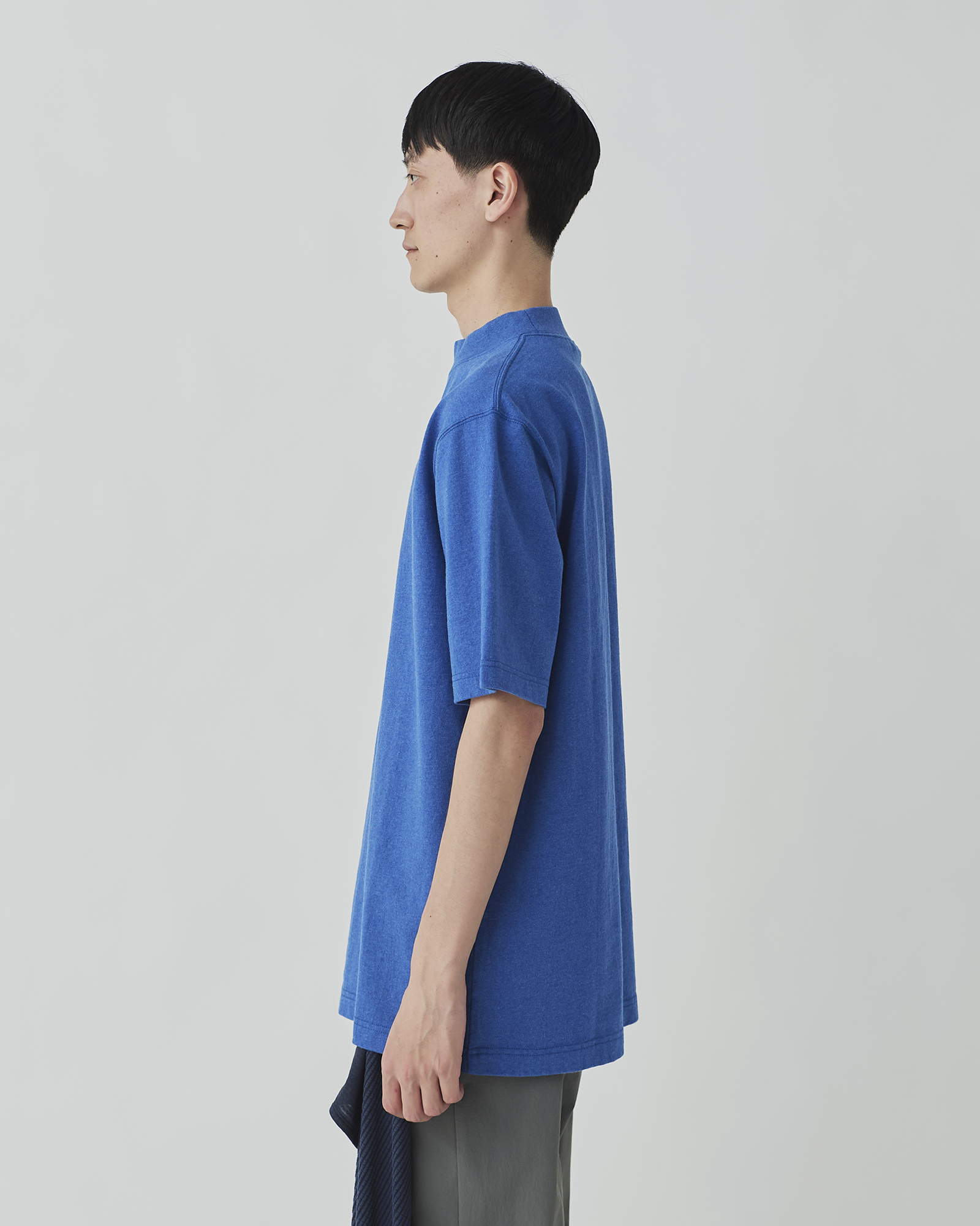 Recycled Cotton Mockneck T-Shirt