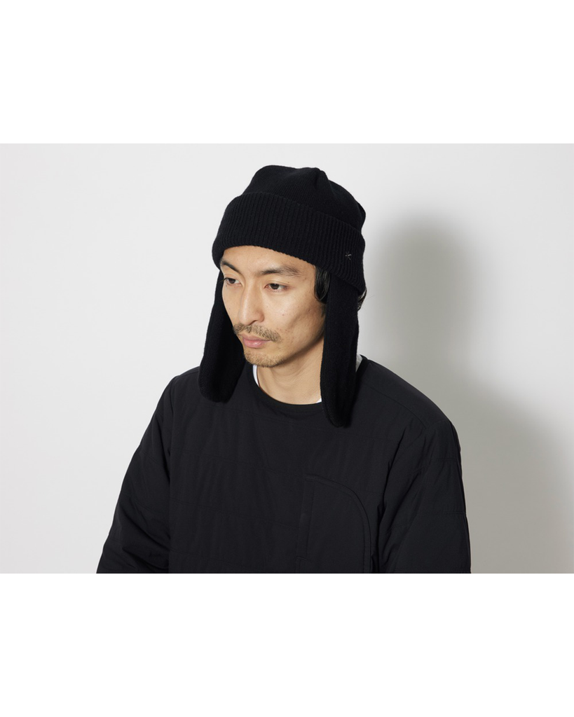 Knit Flight Cap Snow Peak