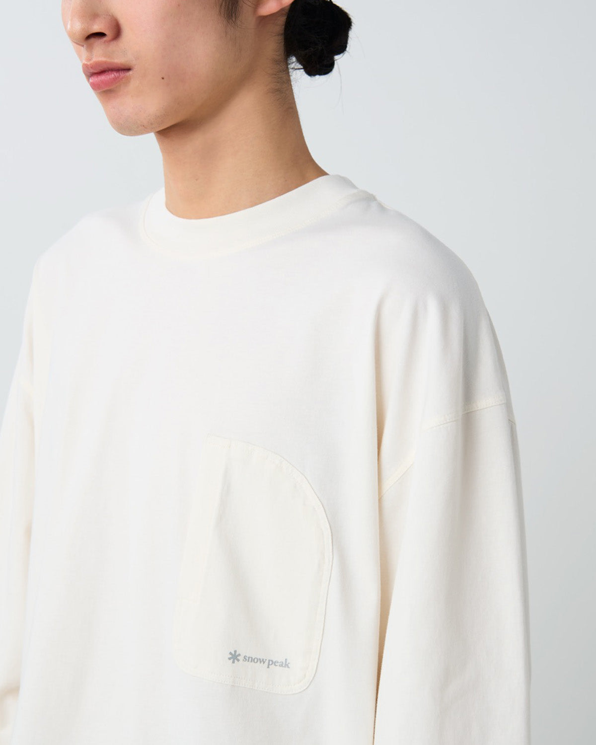 【新品未開封】PORKCHOP L/S TEE NATURAL OG Mercerized L/S T-Shirt | Snow Peak
