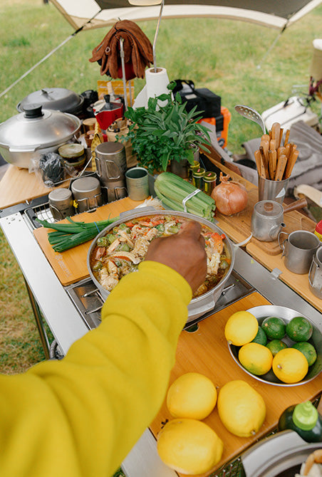 Iron Grill Table