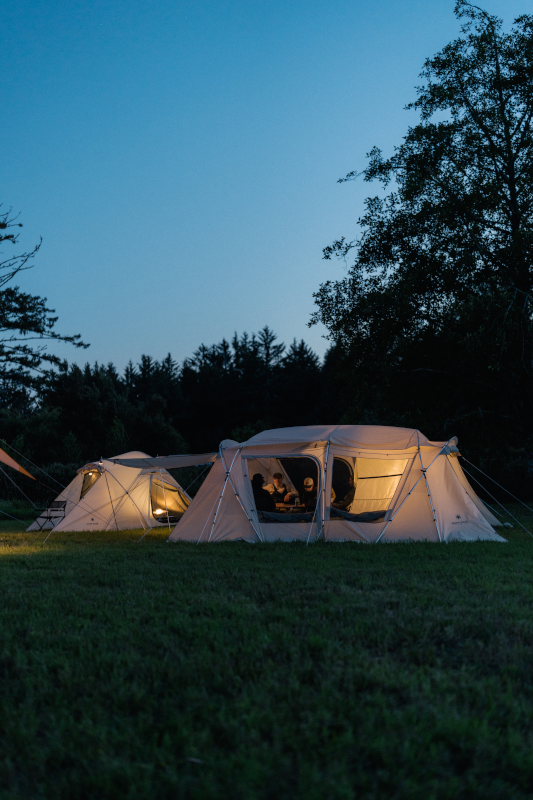 can you lock a tent Land Lock Tent Set