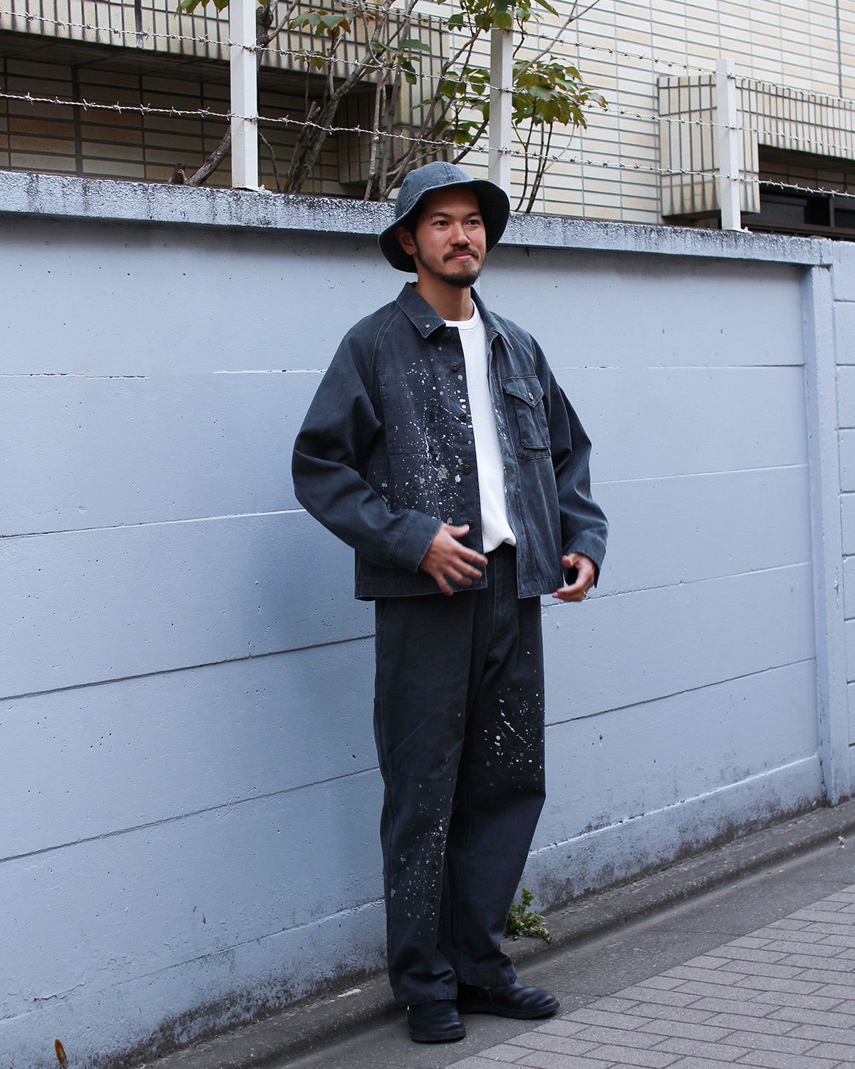 Sulfur Dyed Fade Painted Coverall