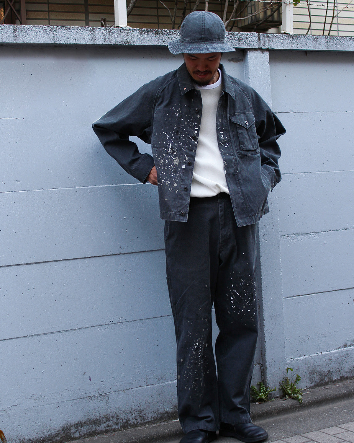 Sulfur Dyed Fade Painted Coverall
