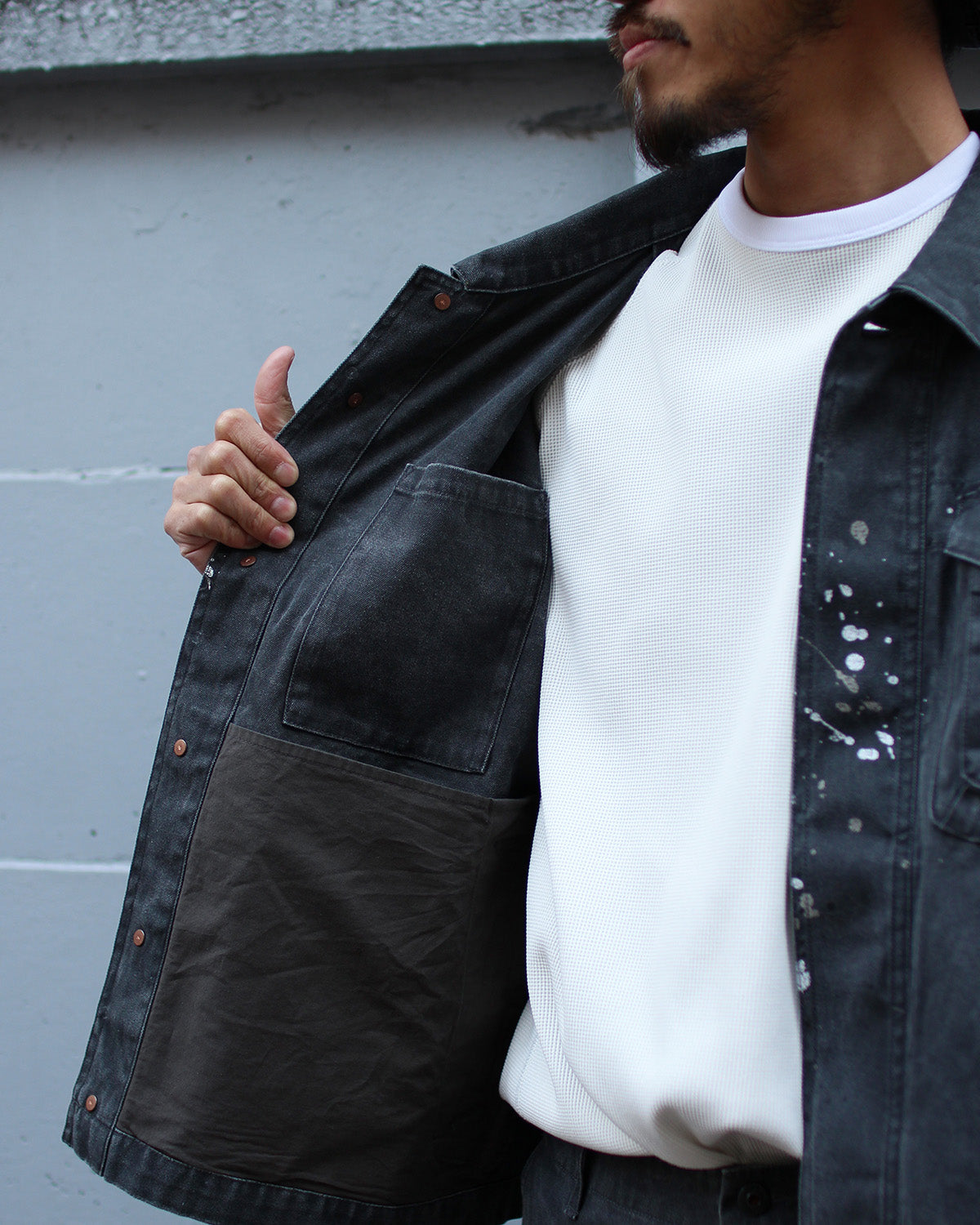 Sulfur Dyed Fade Painted Coverall