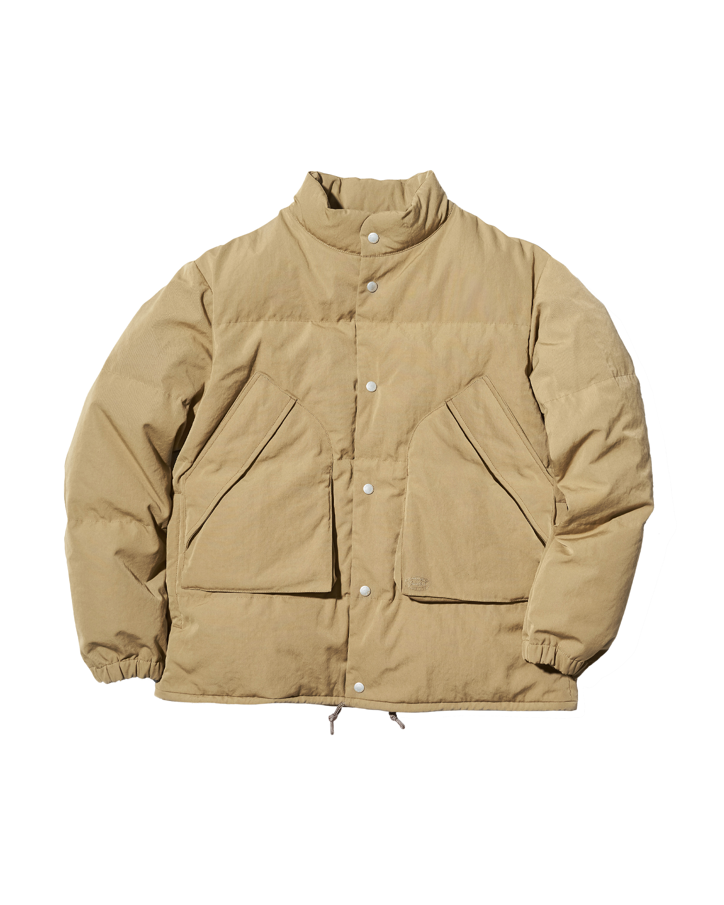 Beige down jacket sales