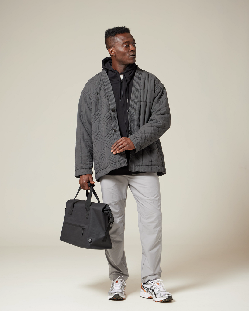 Gray 2025 quilted jacket