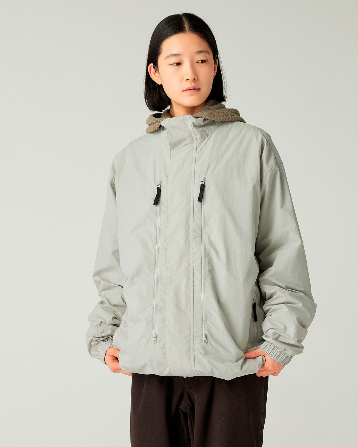 Nylon Tussah Utility Storage Jacket