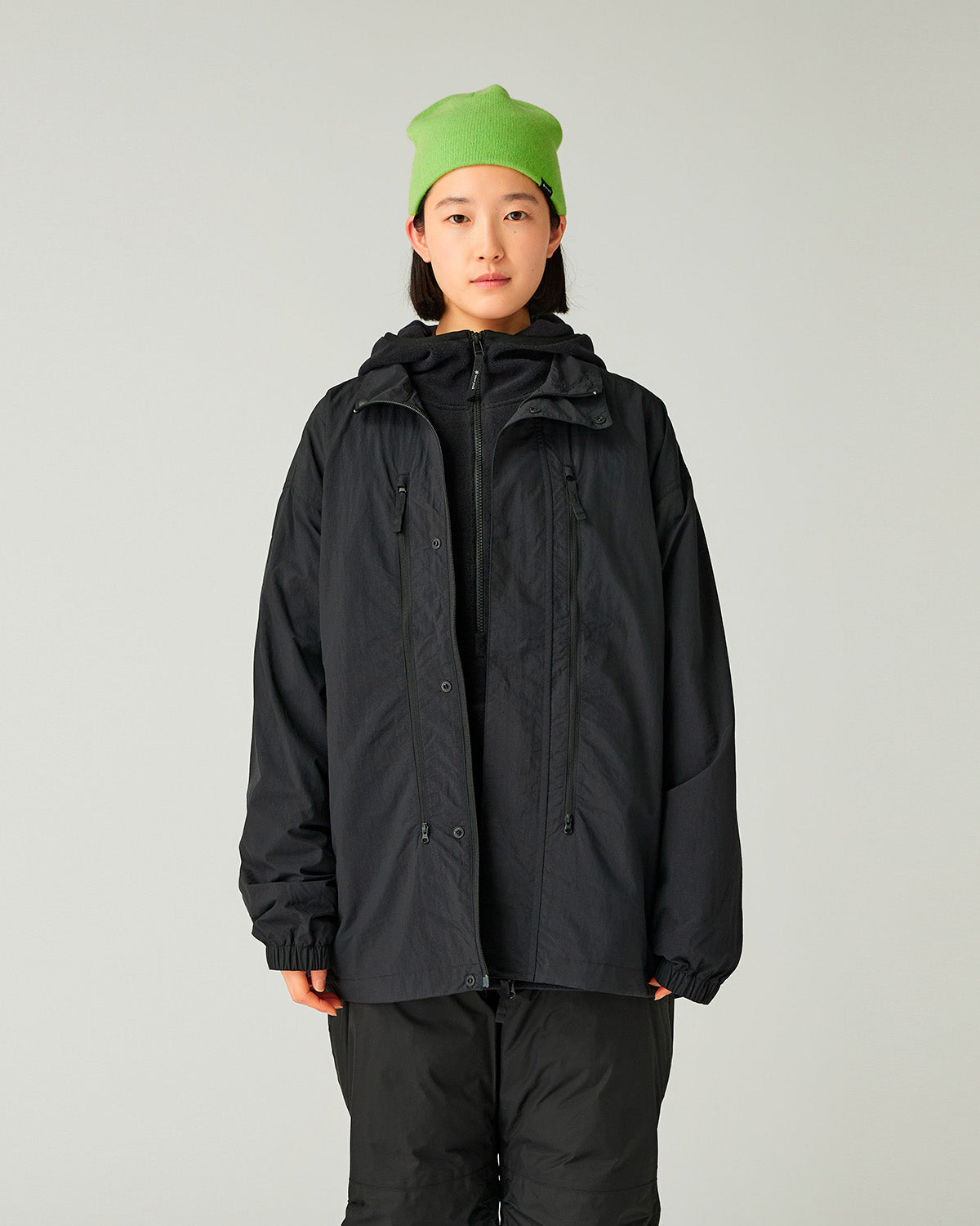 Nylon Tussah Utility Storage Jacket
