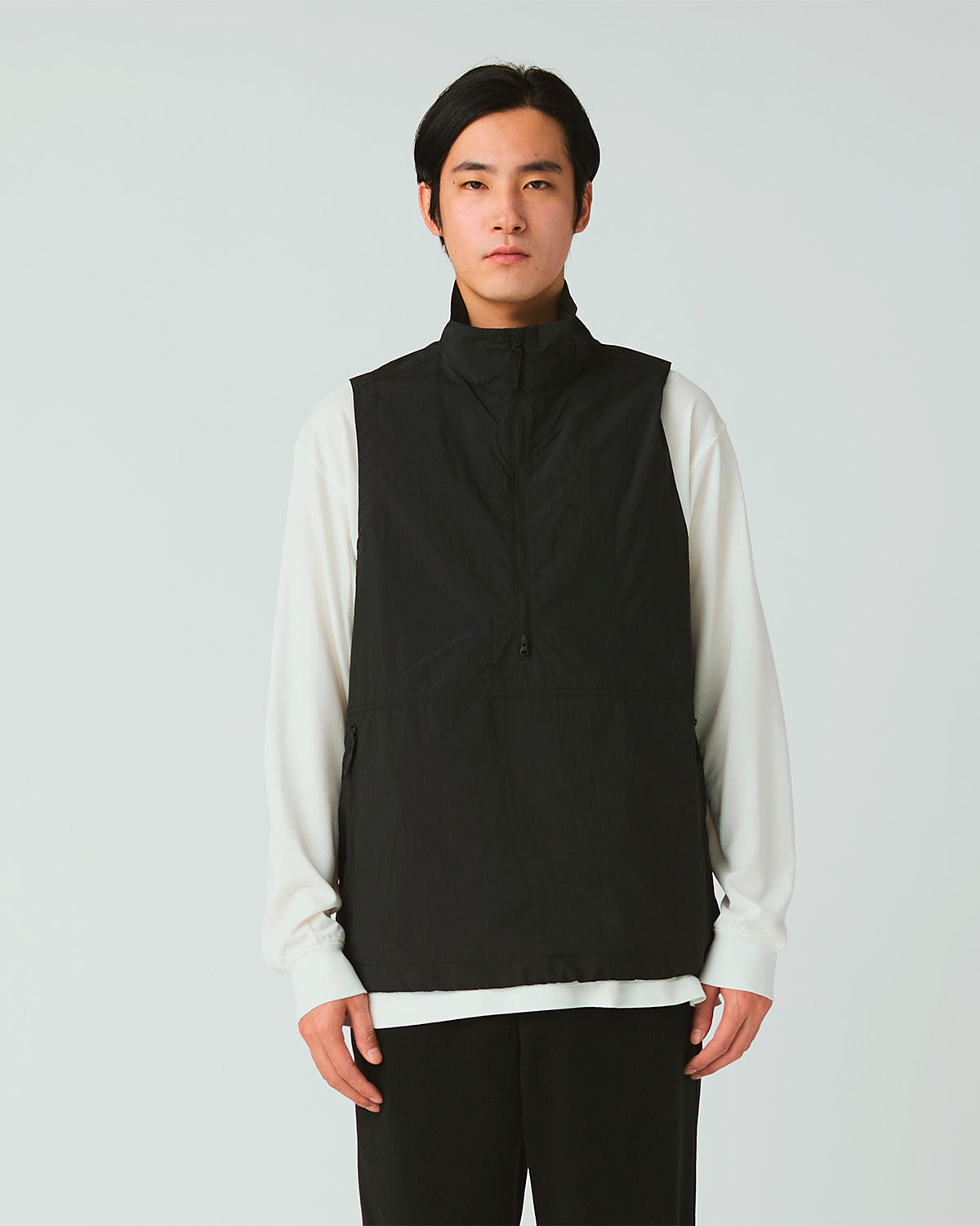 PEAK【M】スノーピーク別注Nylon Tussah VESTブラック SNOWPEAK / スノーピーク 別注 Nylon Tussah VEST（ベスト）｜JOURNAL