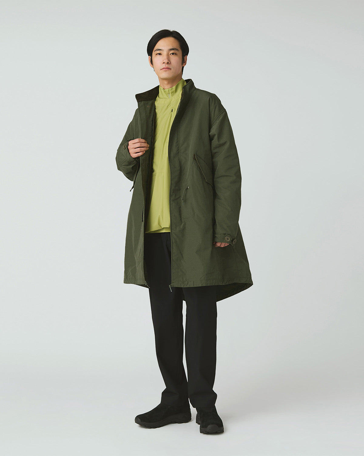 Takibi Ripstop Adjustable Fishtail Coat