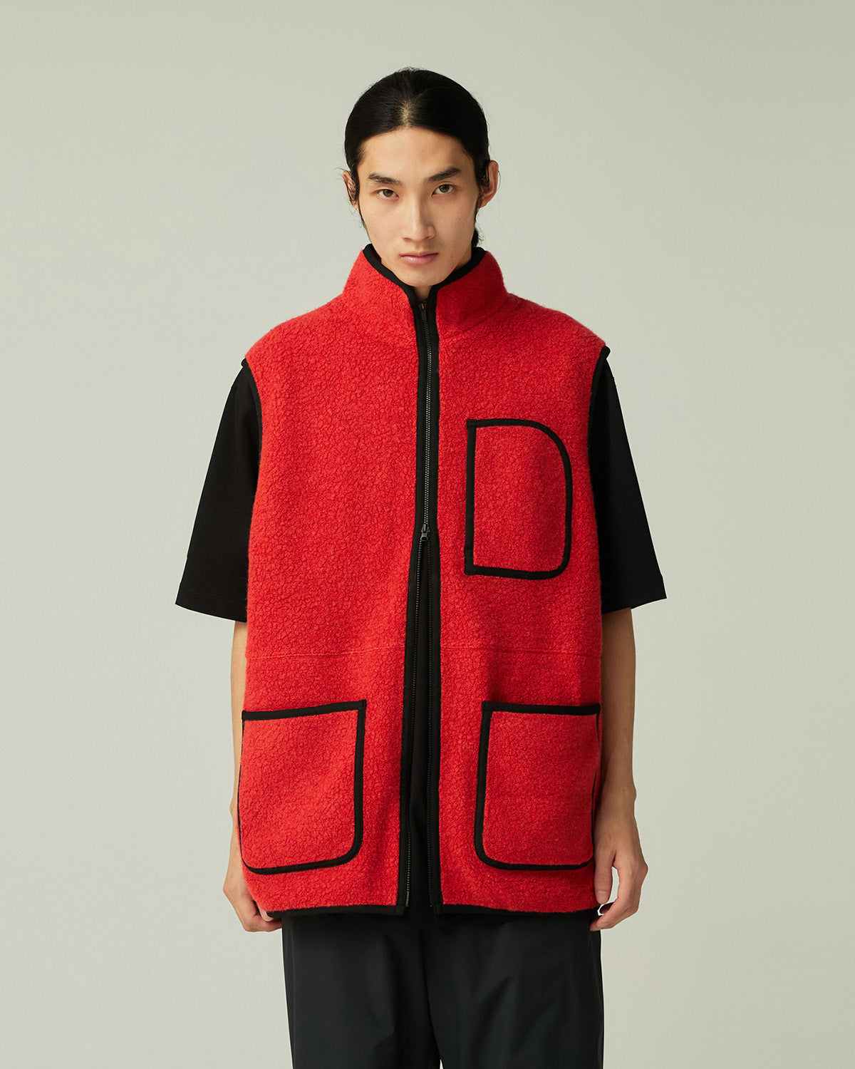 Recycled Wool Boa Vest