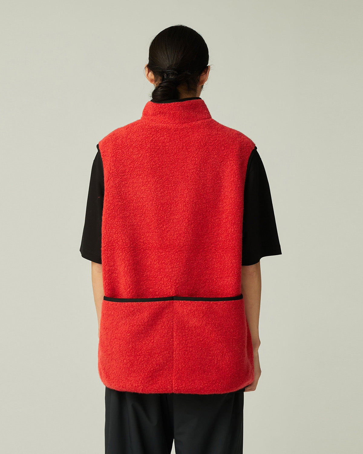 Recycled Wool Boa Vest