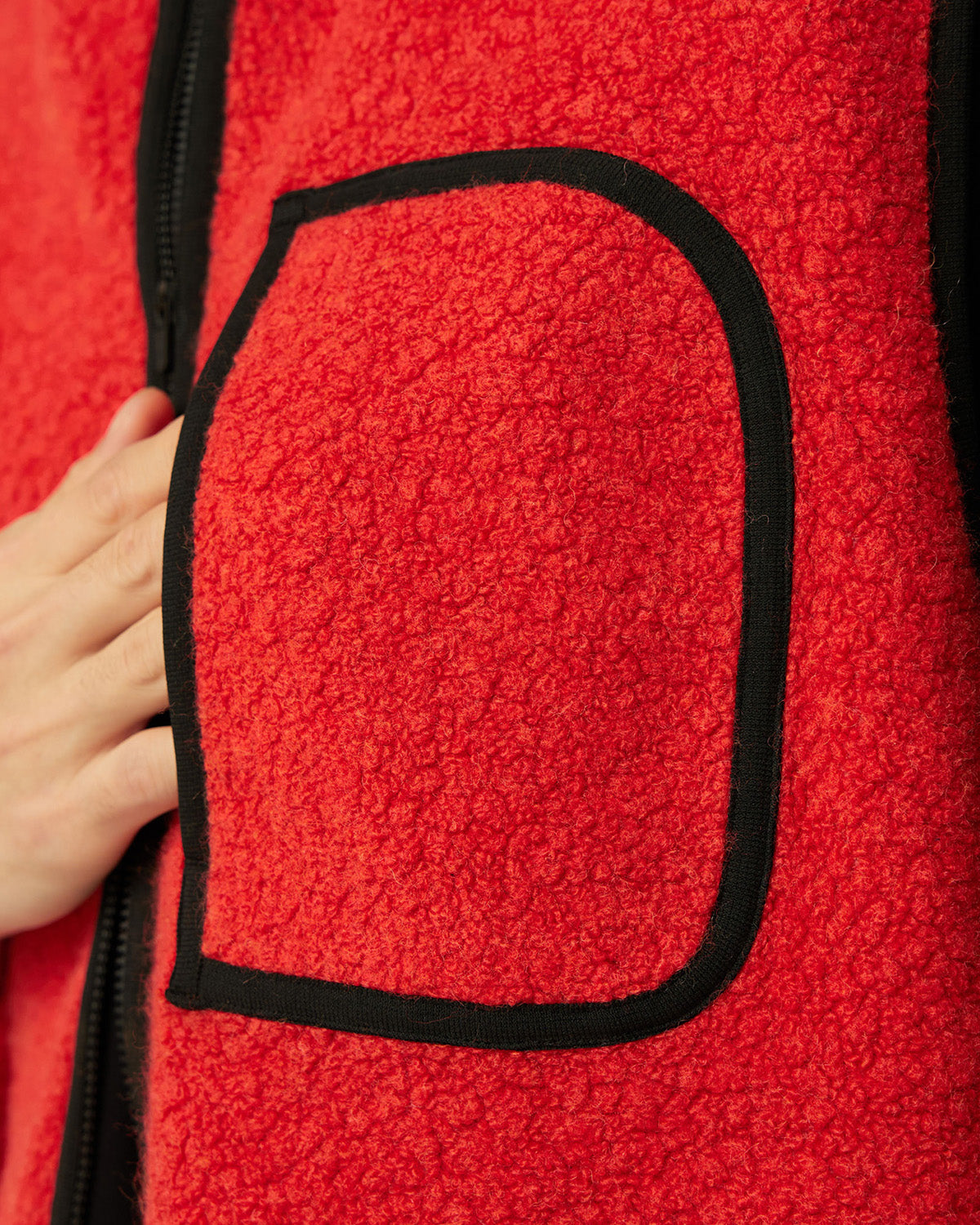 Recycled Wool Boa Vest | Snow Peak