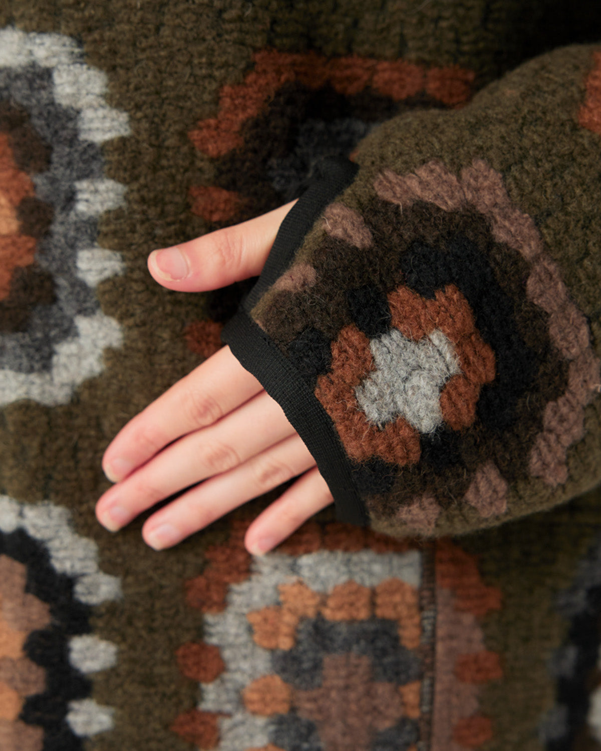 Wool Jacquard Cardigan | Snow Peak