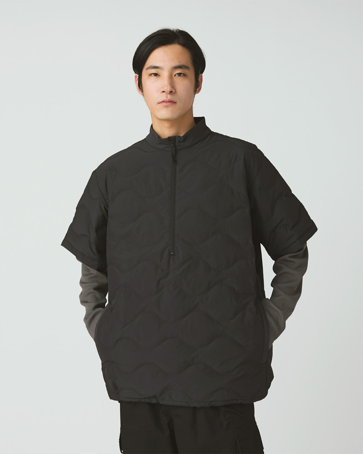 Seamless Quilted Down Pullover