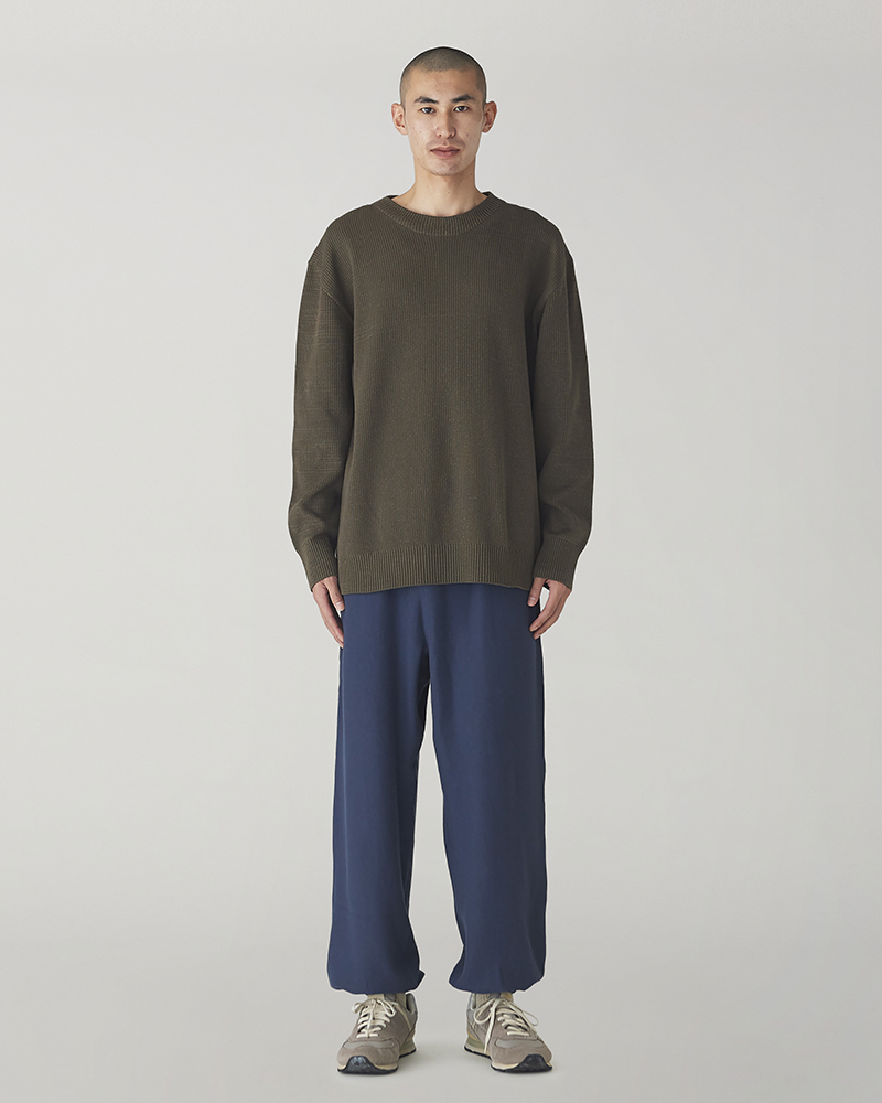 Co/Ny/Pe Knit Crew Neck – Snow Peak