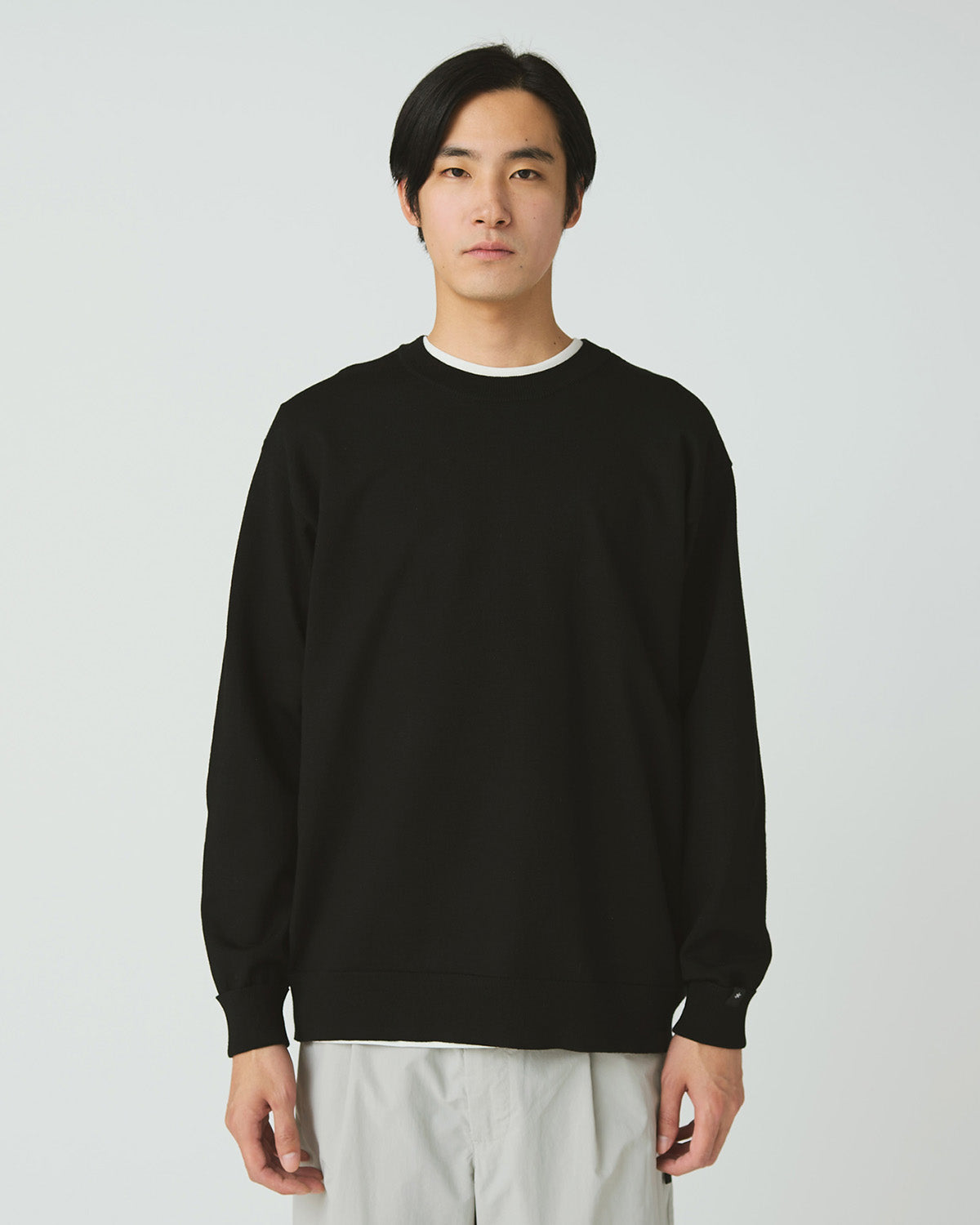 Washable Wool Crewneck Knit