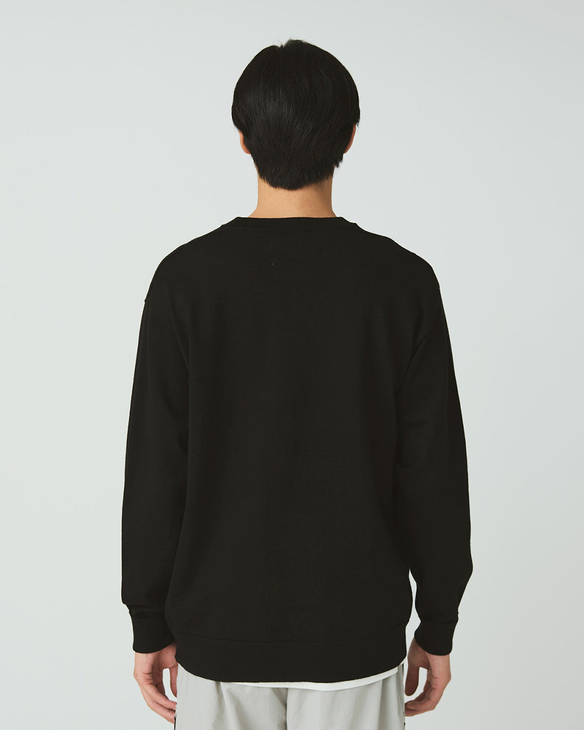 Washable Wool Crewneck Knit