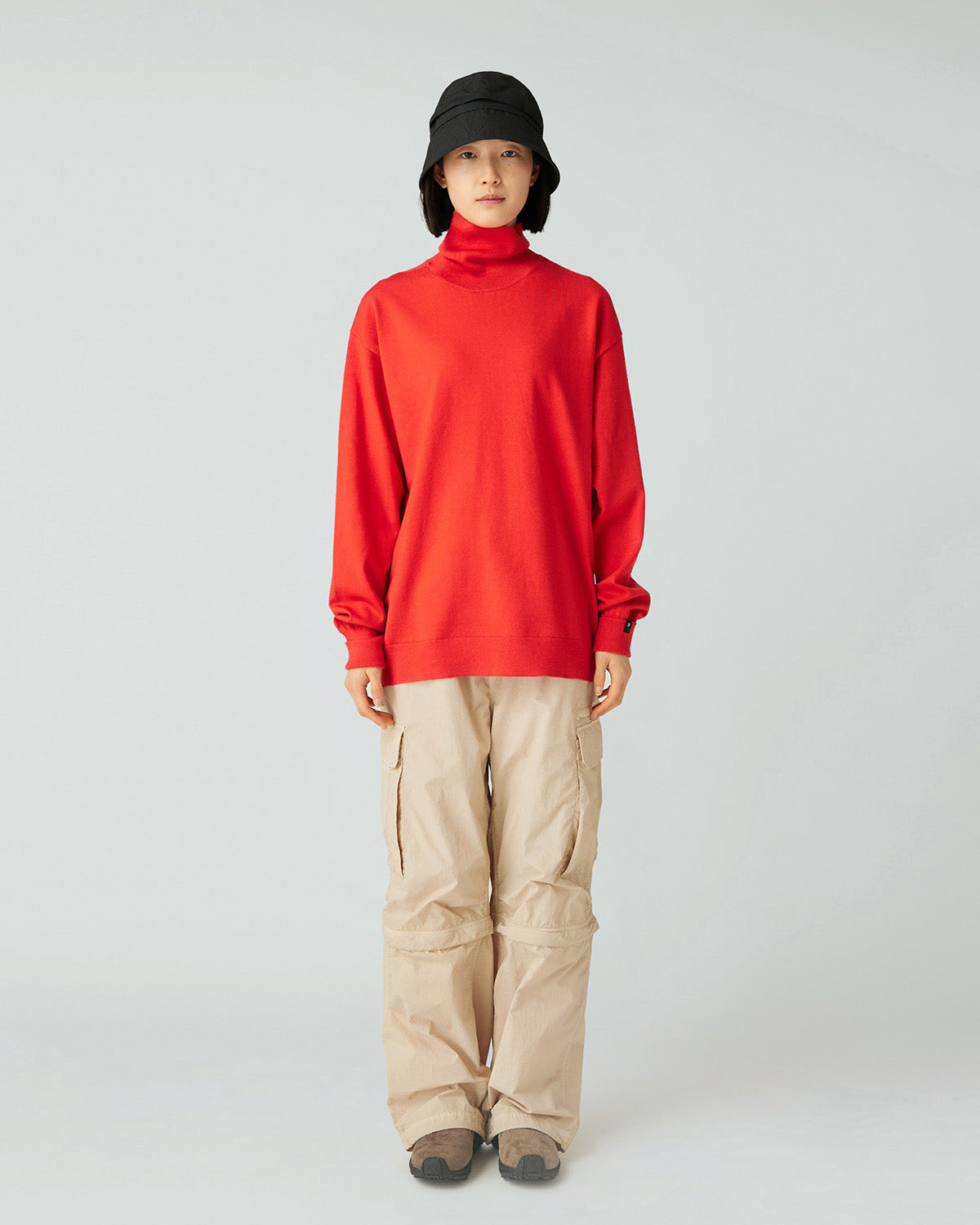 Washable Wool Turtleneck Knit