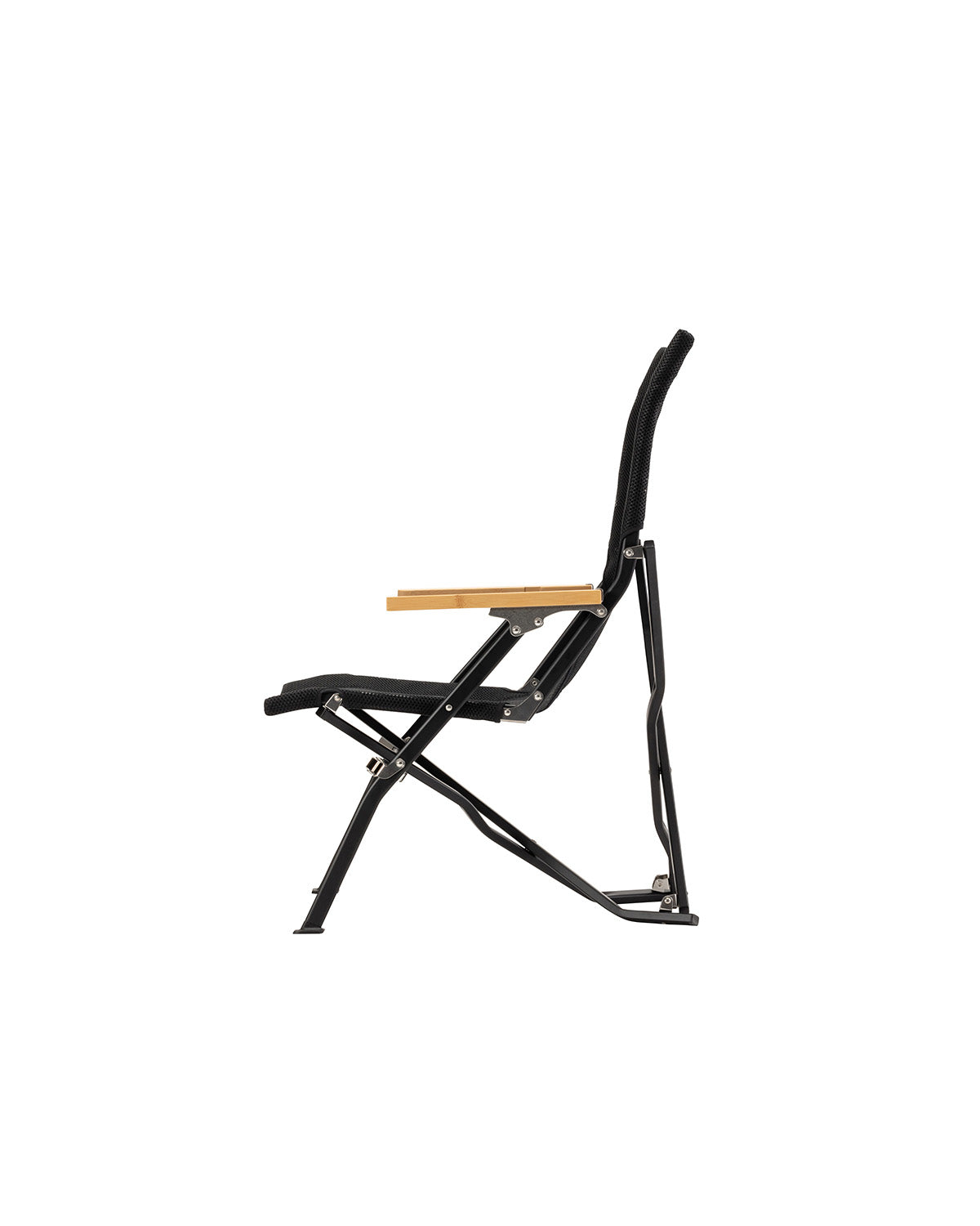 Mesh Low Beach Chair in Black