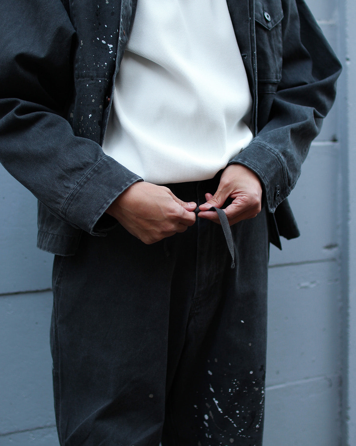 Sulfur Dyed Fade Painted Pants