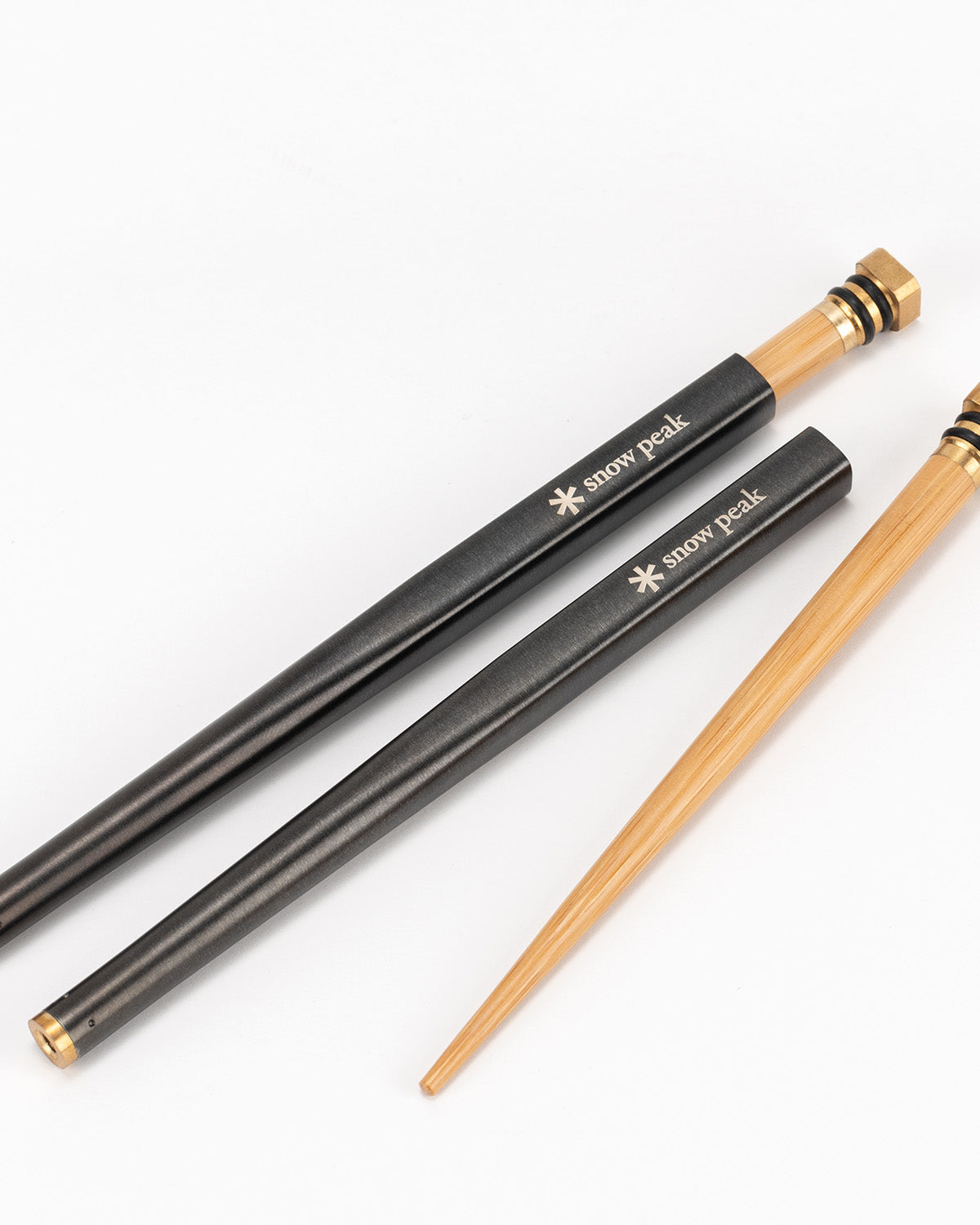  peak Wabuki Chopsticks L オタフク Wabuki Chopsticks L in Black | Snow Peak