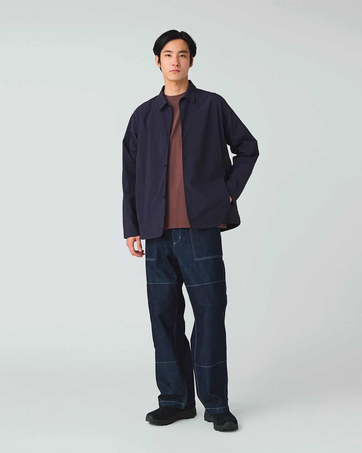 Nylon Tussah Utility Storage Shirt