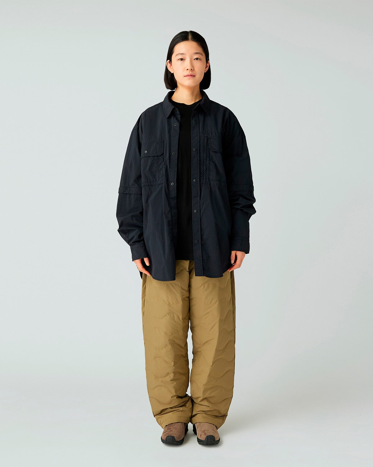 Garment Dyed Convertible Shirt