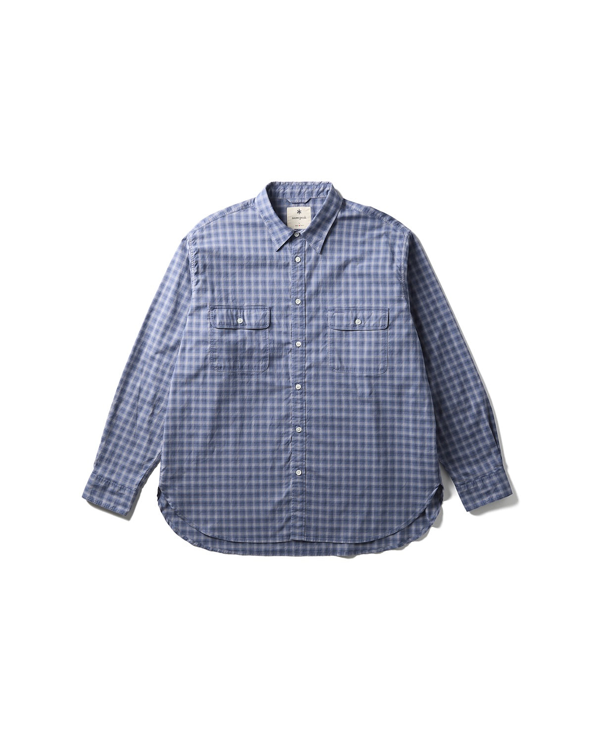 Organic Cotton Ombre Check Shirt | Snow Peak