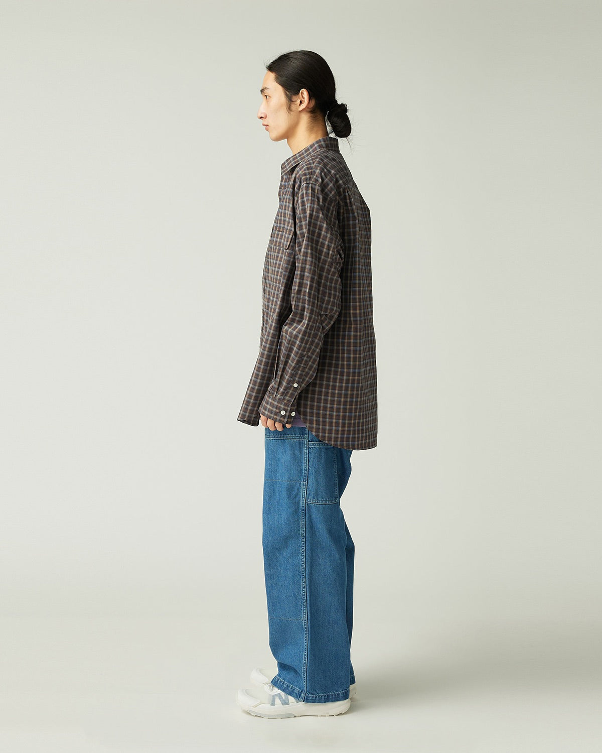 RRL cotton ombre check shirt シャドーチェック RRL cotton ombre check shirt シャドーチェック RUUBON