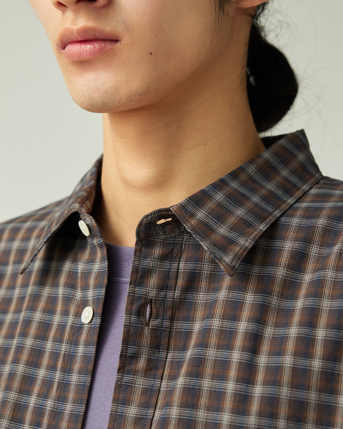 Organic Cotton Ombre Check Shirt