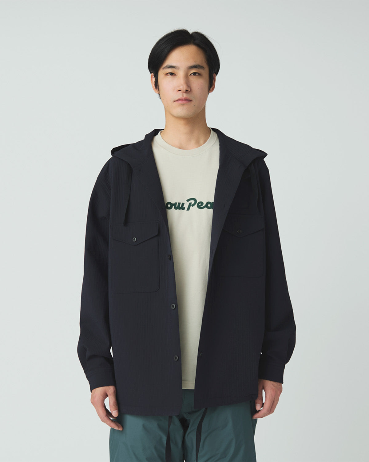 Easy Cloth Hooded Shirt