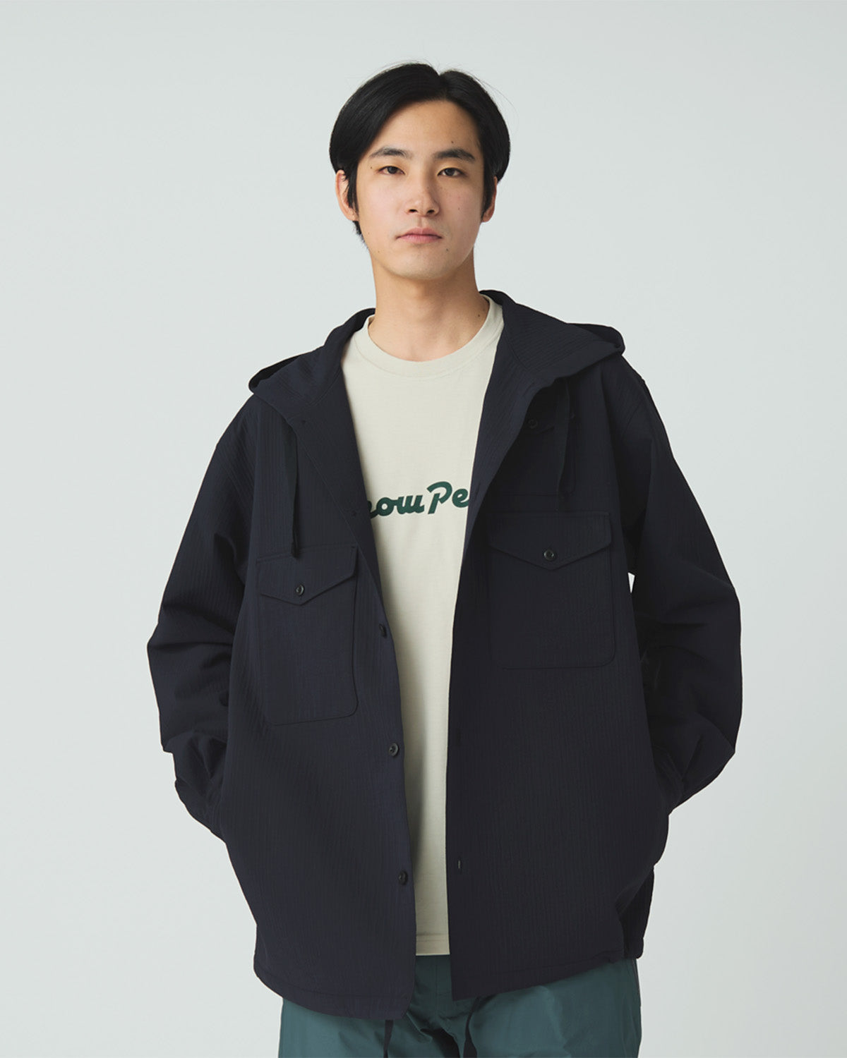 Easy Cloth Hooded Shirt