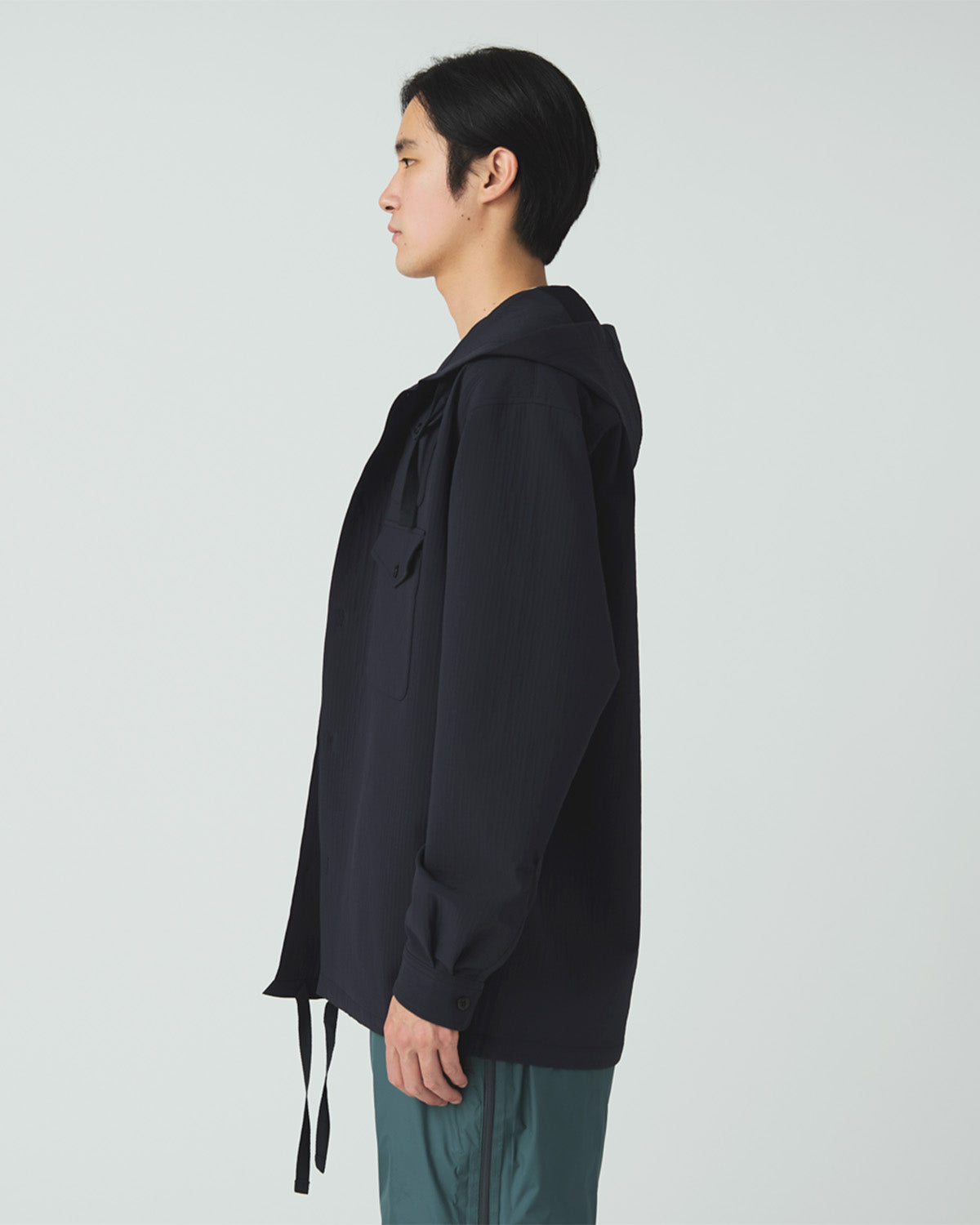 Easy Cloth Hooded Shirt