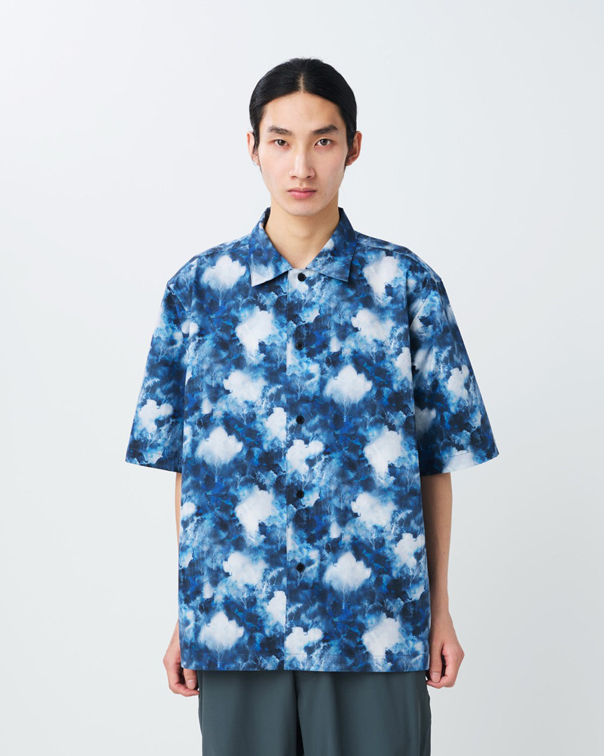 semoh 氷山シャツ MOTTY グラフィックプリント Patterned Shirt Mori | Snow Peak