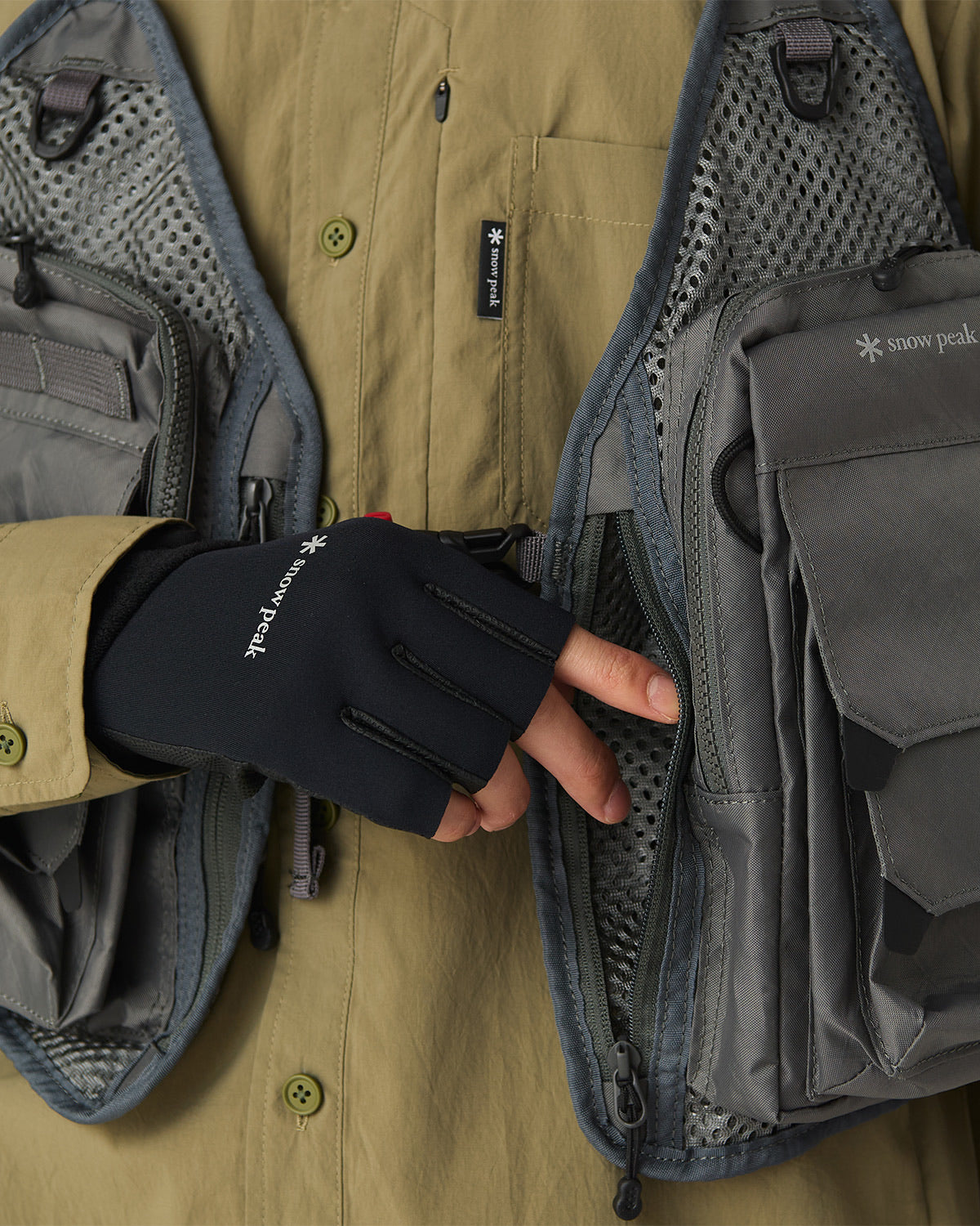 SP FF Joint System Vertical Strap Mesh Vest | Snow Peak