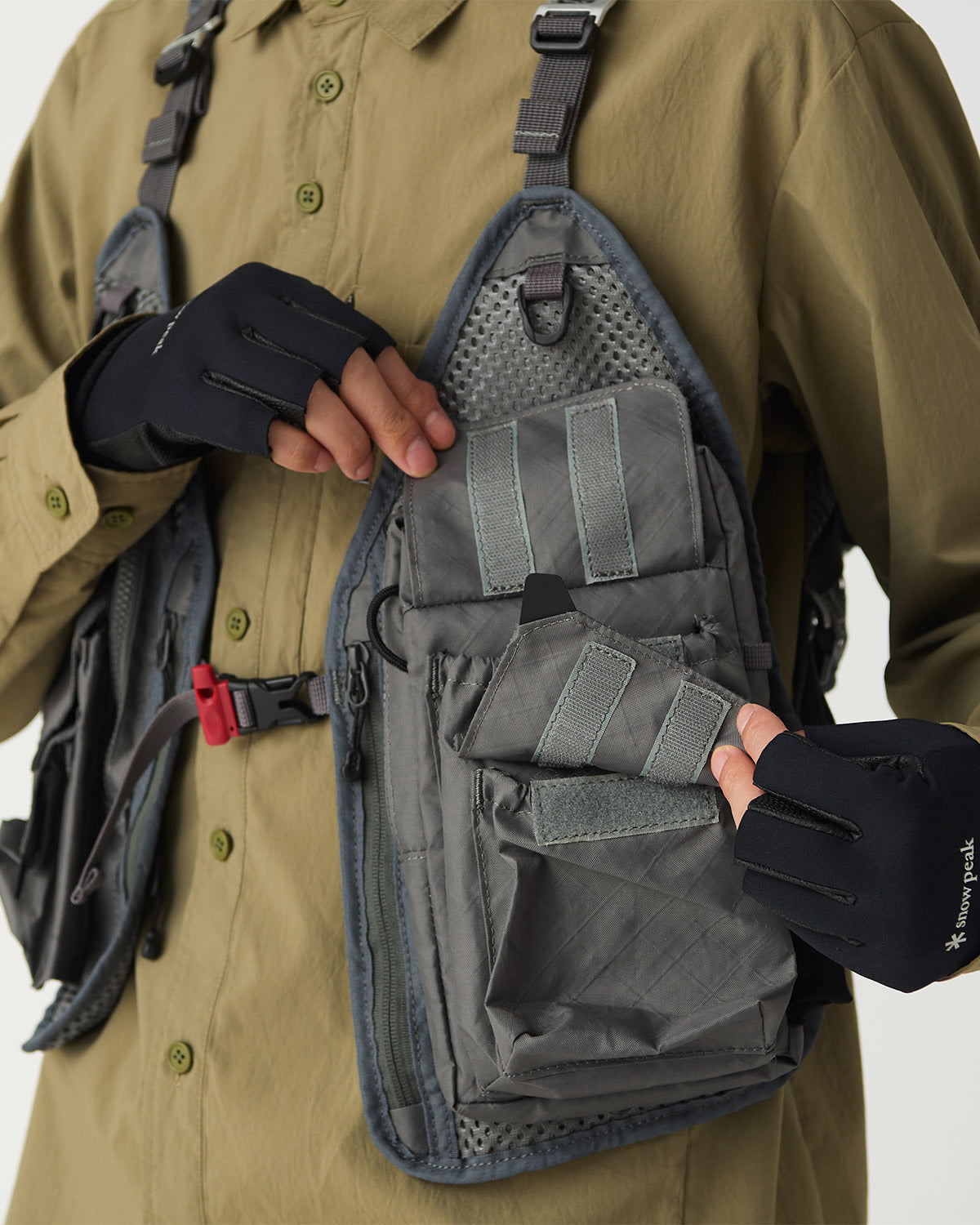 SP FF Joint System Vertical Strap Mesh Vest | Snow Peak