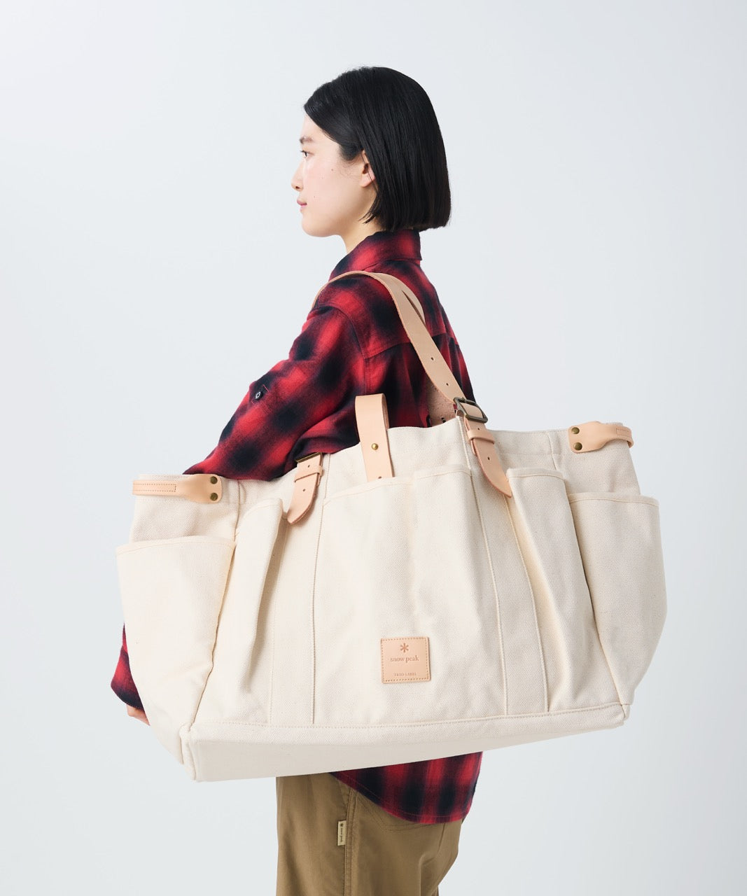 スノーピーク　キャンバス トートバッグ ジャンボ　400x220x450h Field Big Tote Bag | Snow Peak