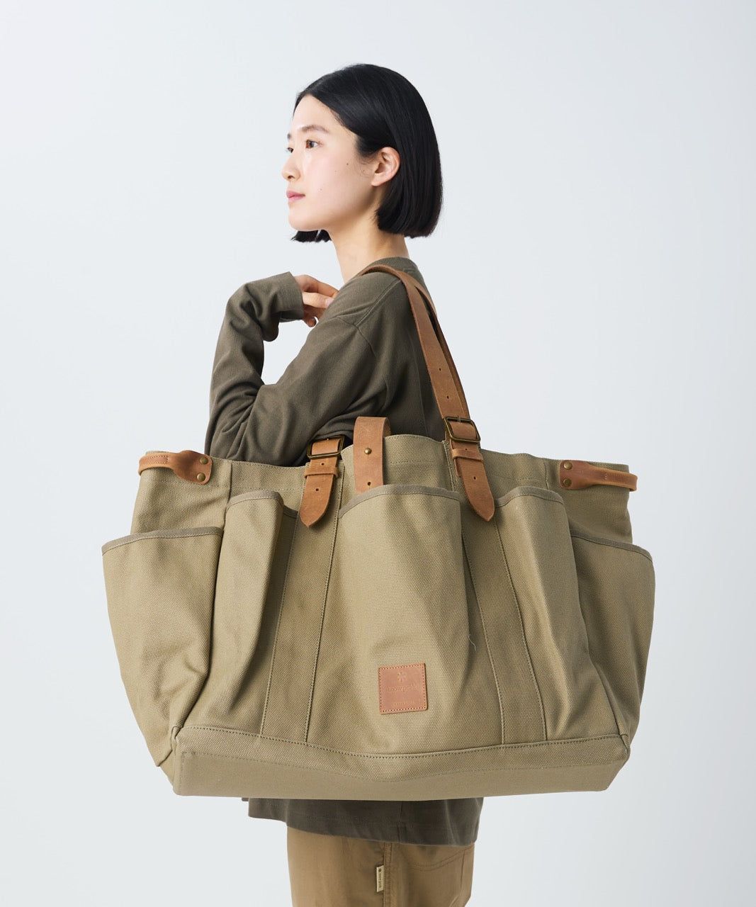 スノーピーク　キャンバス トートバッグ ジャンボ　400x220x450h Field Big Tote Bag | Snow Peak