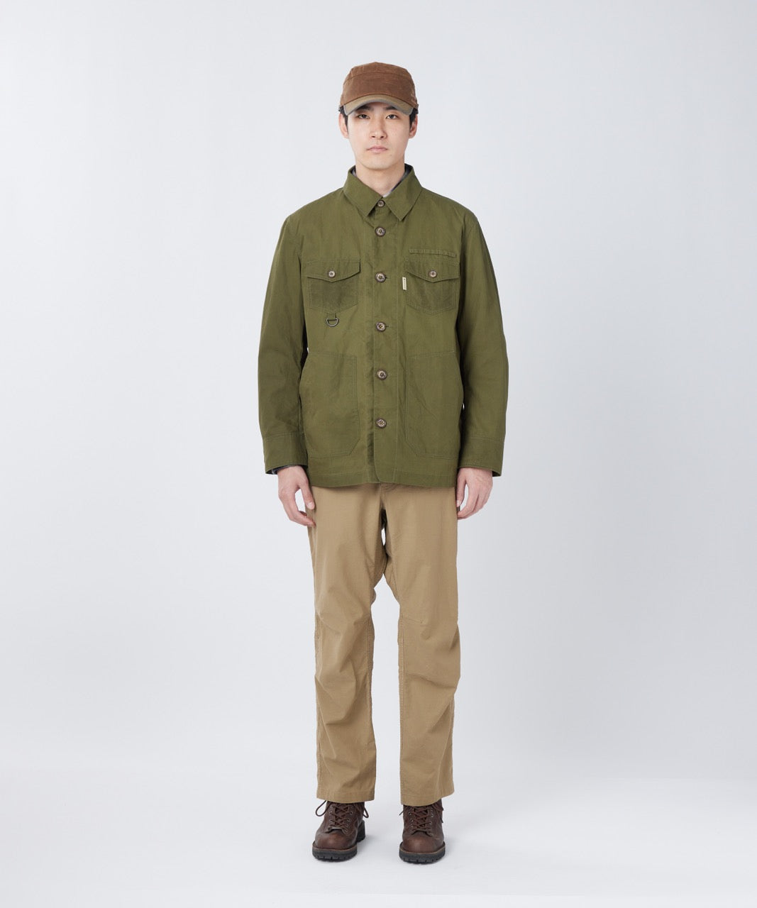 Waxed Cotton Coverall Jacket