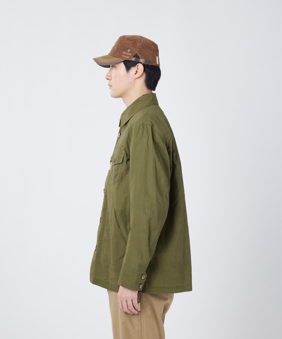 Waxed Cotton Coverall Jacket