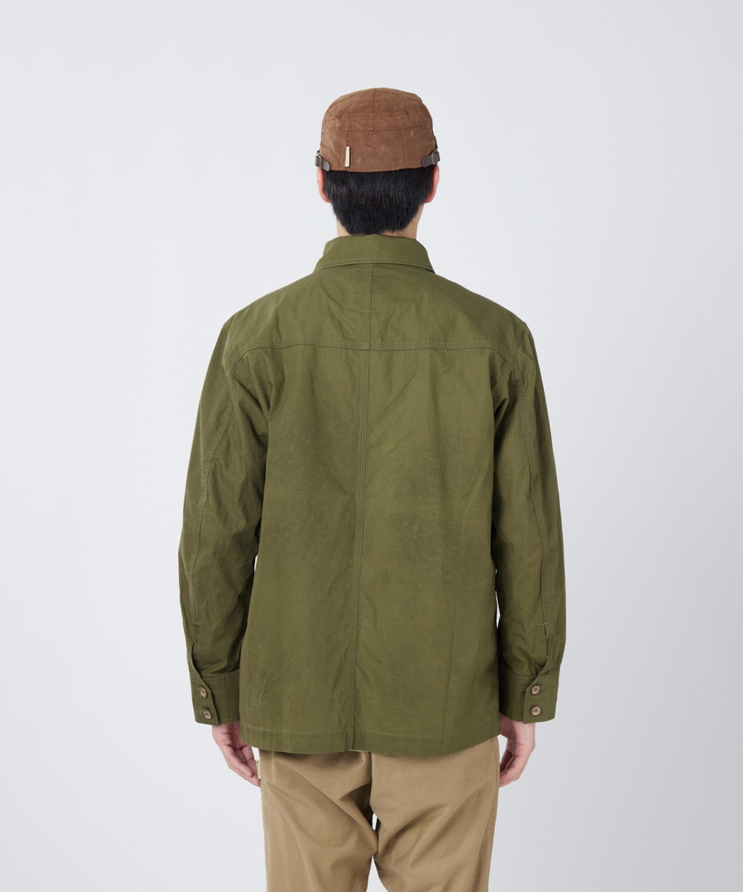 Waxed Cotton Coverall Jacket