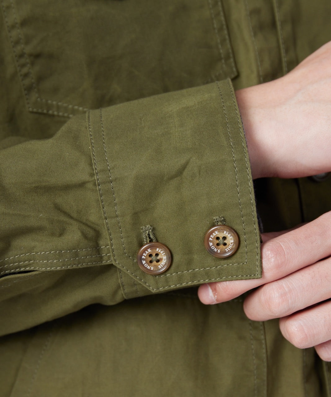 Waxed Cotton Coverall Jacket