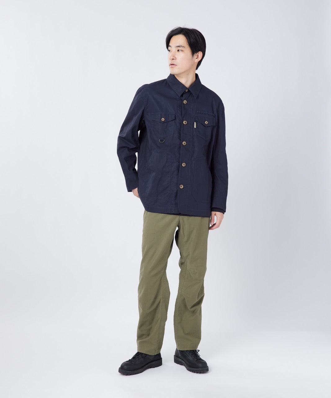 Waxed Cotton Coverall Jacket
