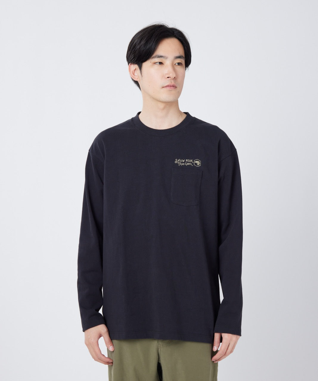 Trad Label Pocket L/S Heavy T-Shirt | Snow Peak