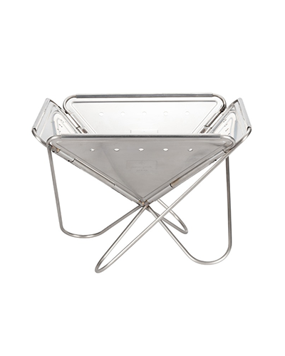 Snow Peak Pack & Carry (S) Fireplace - Made of Durable Stainless Steel - 10.6 x 10.6 x 8.25 in Snow Peak Pack & Carry (S) Fireplace - Made of Durable Stainless Steel - 10.6 x 10.6 x 8.25 in