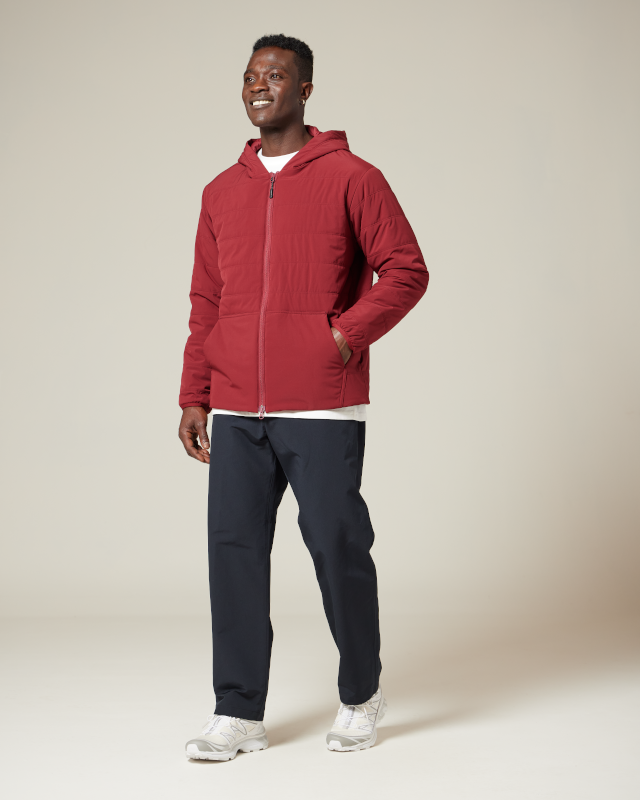 Red jacket 2024 zip up